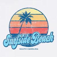 Vintage Surfside Beach South Carolina Sc Classic 70s Mug