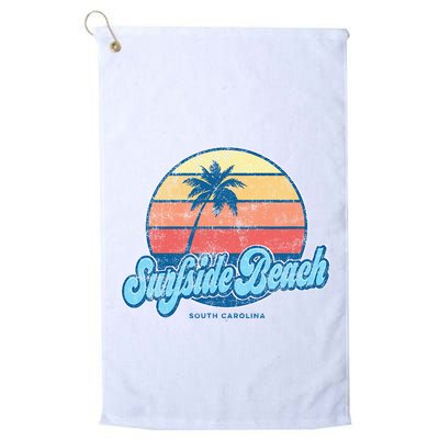 Vintage Surfside Beach South Carolina Sc Classic 70s Golf Towel