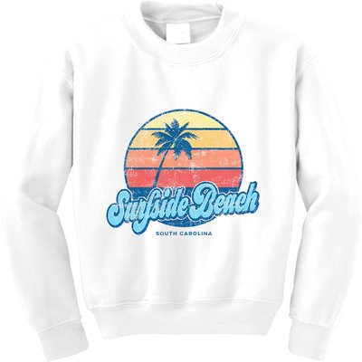 Vintage Surfside Beach South Carolina Sc Classic 70s Kids Sweatshirt