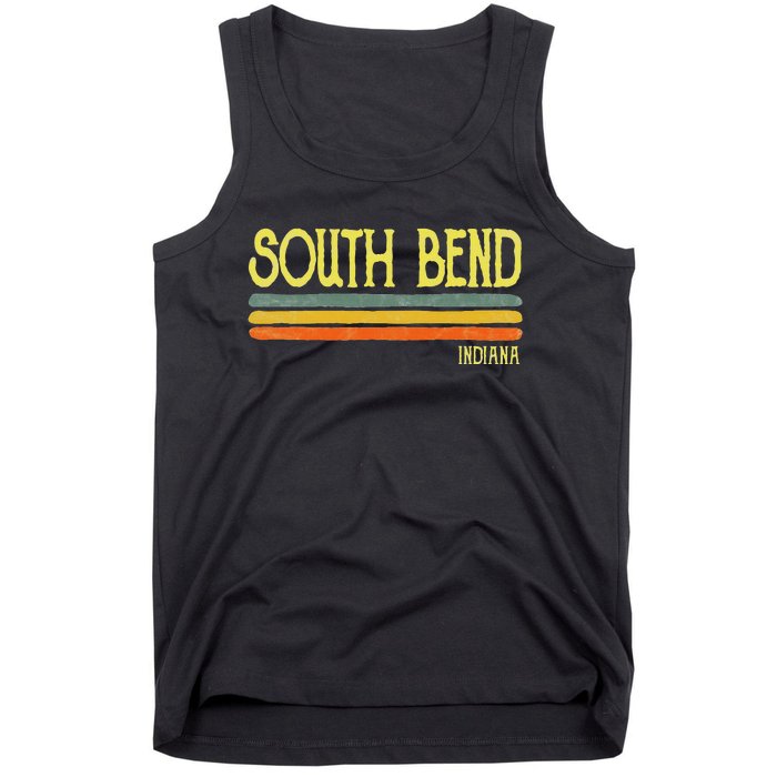 Vintage South Bend Indiana In Souvenir Gift Tank Top