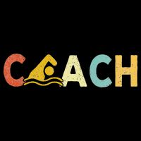 Vintage Swim Coach Swimming Coach Swim Teacher Swimmer Retro Bucket Hat