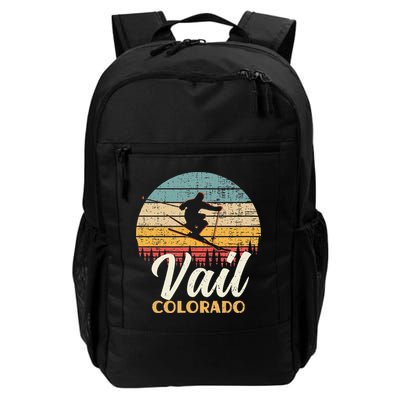 Vail Skiing Colorado Vintage Mountain Ski Backpack
