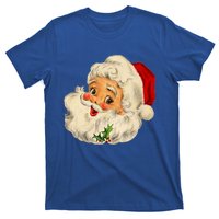 Vintage Santa Claus Face Old Christmas Fashioned Xmas Pajama Gift T-Shirt