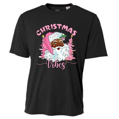 Vintage Santa Claus Christmas Vibes Holiday Xmas Gifts Cooling Performance Crew T-Shirt