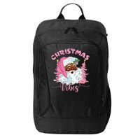 Vintage Santa Claus Christmas Vibes Holiday Xmas Gifts City Backpack