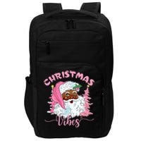 Vintage Santa Claus Christmas Vibes Holiday Xmas Gifts Impact Tech Backpack