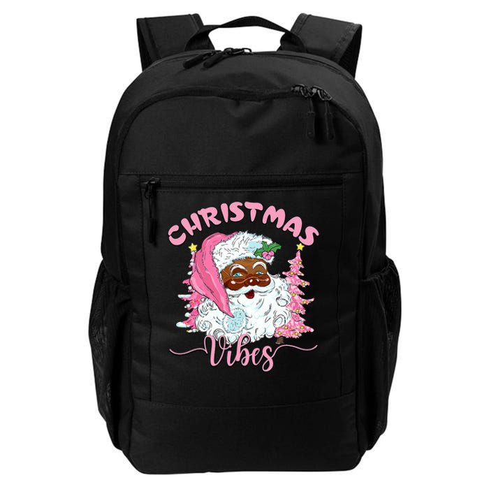 Vintage Santa Claus Christmas Vibes Holiday Xmas Gifts Daily Commute Backpack