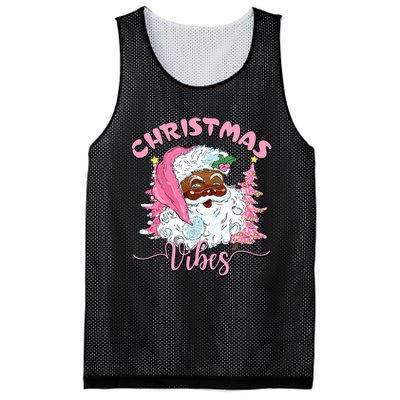 Vintage Santa Claus Christmas Vibes Holiday Xmas Gifts Mesh Reversible Basketball Jersey Tank