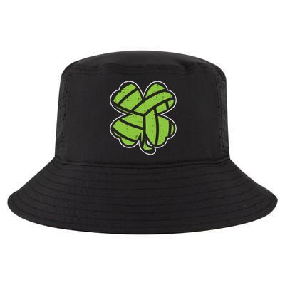 Volleyball Shamrock Clover St Patricks Day Lucky Sports Gift Funny Gift Cool Comfort Performance Bucket Hat