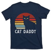 Vintage Sunset Cat Daddy Mommy, Boy Girl Funny T-Shirt