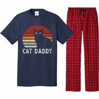 Vintage Sunset Cat Daddy Mommy, Boy Girl Funny Pajama Set