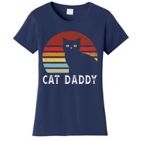 Vintage Sunset Cat Daddy Mommy, Boy Girl Funny Women's T-Shirt