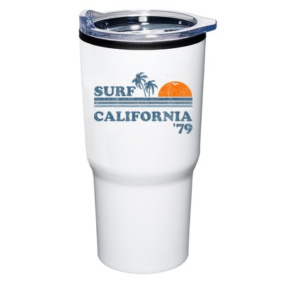 Vintage Surf California Beach Retro Sunset Surf 70S Gift Tumbler