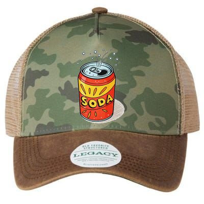 Vibrant Soda Can Pop Art Style Legacy Tie Dye Trucker Hat