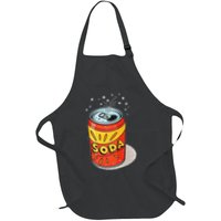 Vibrant Soda Can Pop Art Style Apron