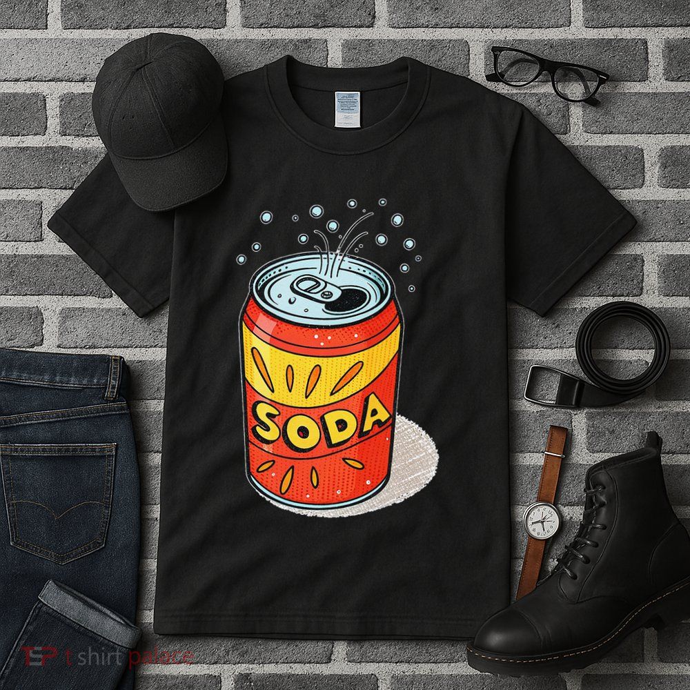 Vibrant Soda Can Pop Art Style Tall T-Shirt