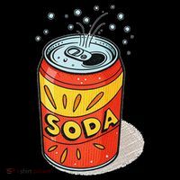 Vibrant Soda Can Pop Art Style Sustainable Bucket Hat