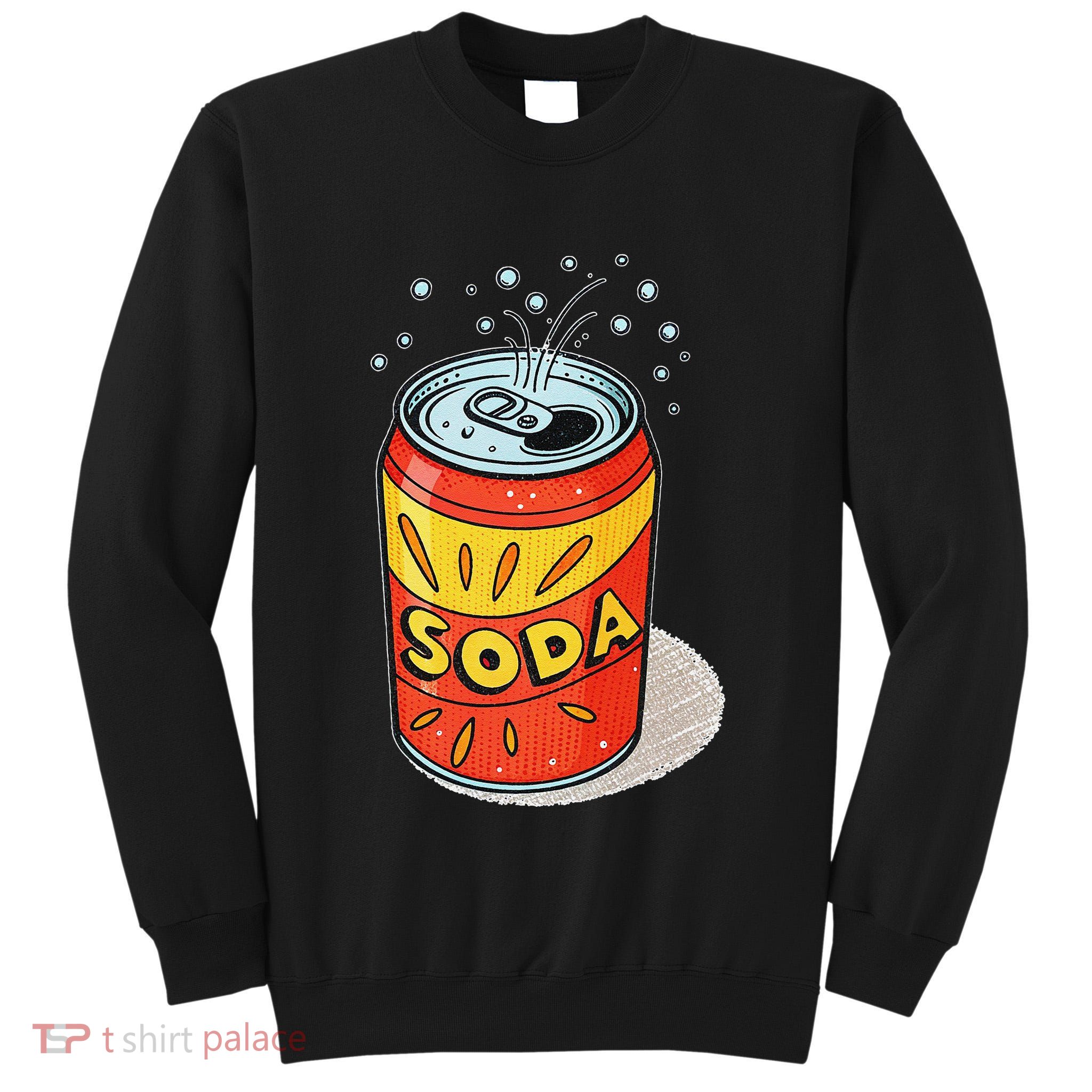 Vibrant Soda Can Pop Art Style Tall Sweatshirt