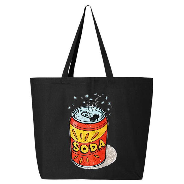 Vibrant Soda Can Pop Art Style 25L Jumbo Tote
