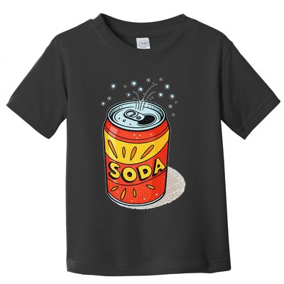 Vibrant Soda Can Pop Art Style Toddler T-Shirt