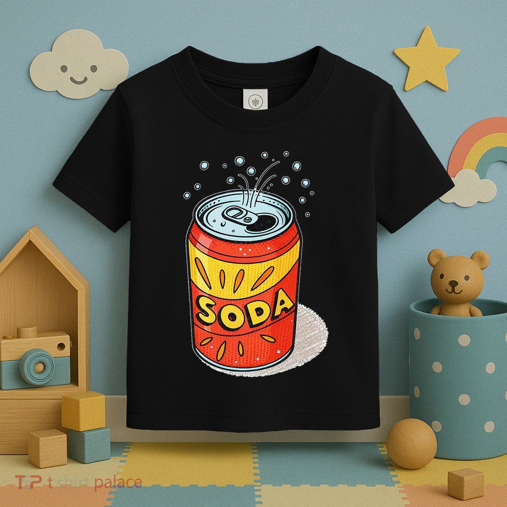 Vibrant Soda Can Pop Art Style Toddler T-Shirt