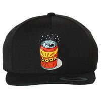 Vibrant Soda Can Pop Art Style Wool Snapback Cap