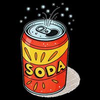 Vibrant Soda Can Pop Art Style Wool Snapback Cap