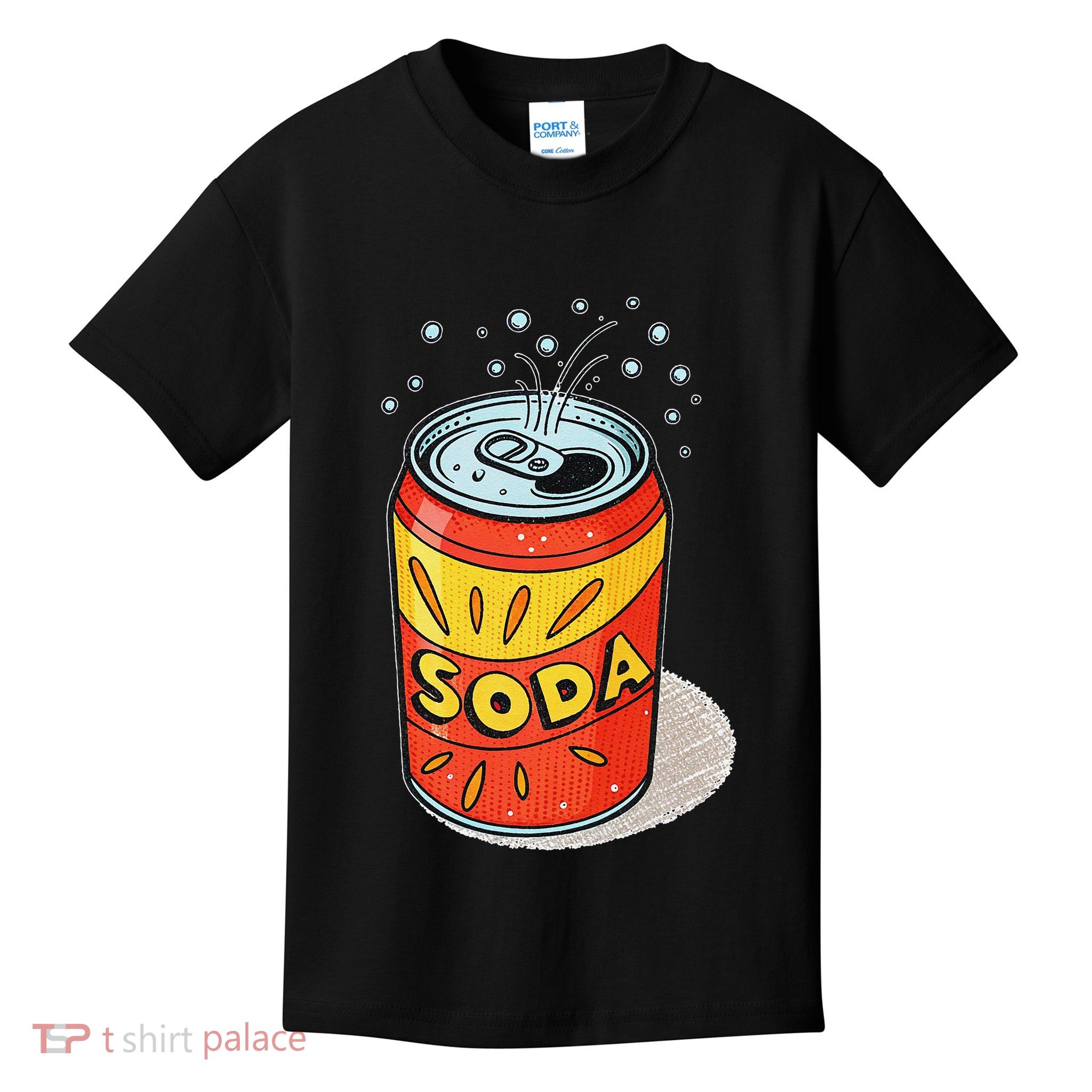 Vibrant Soda Can Pop Art Style Kids T-Shirt