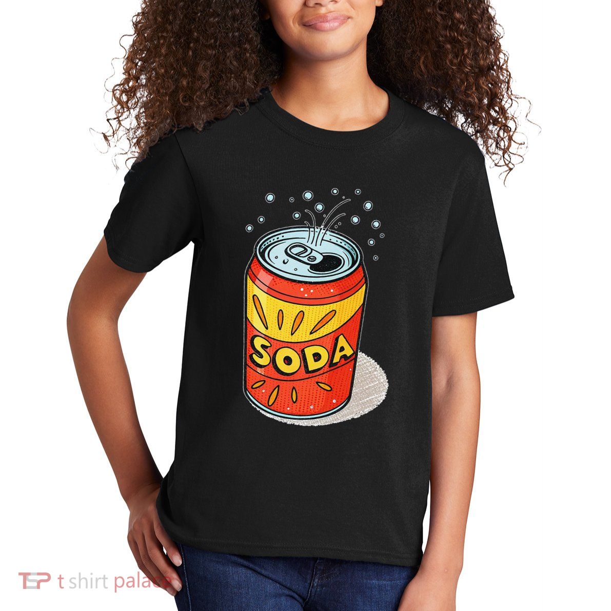 Vibrant Soda Can Pop Art Style Kids T-Shirt