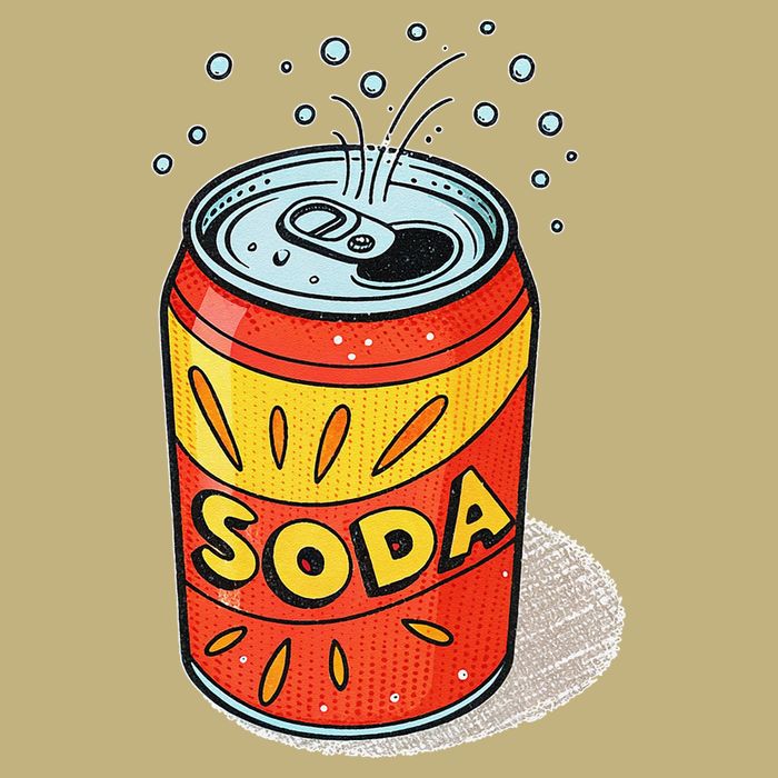 Vibrant Soda Can Pop Art Style Cooling Performance Crew T-Shirt