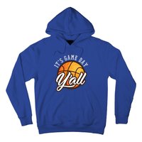 Vintage Sport Cool Gift It's Game Day Y'all Cool Gift Basketball Fan Gift Hoodie