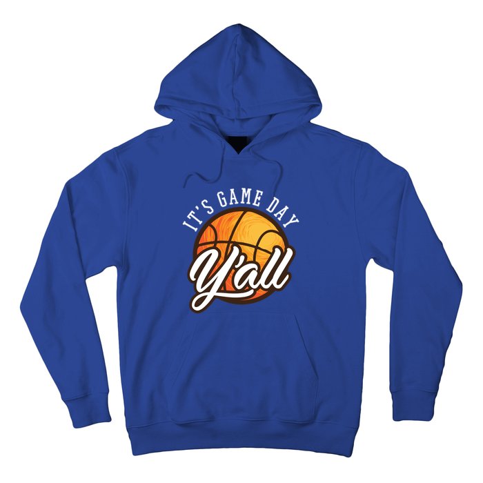 Vintage Sport Cool Gift It's Game Day Y'all Cool Gift Basketball Fan Gift Hoodie