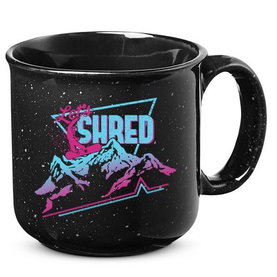 Vintage Snowboard Clothes 80s 90s Retro Snowboarding Outfit Gift 15oz Campfire Ceramic Mug