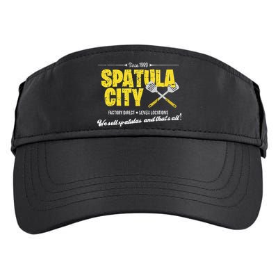 Vintage Spatula City Distressed Adult Drive Performance Visor