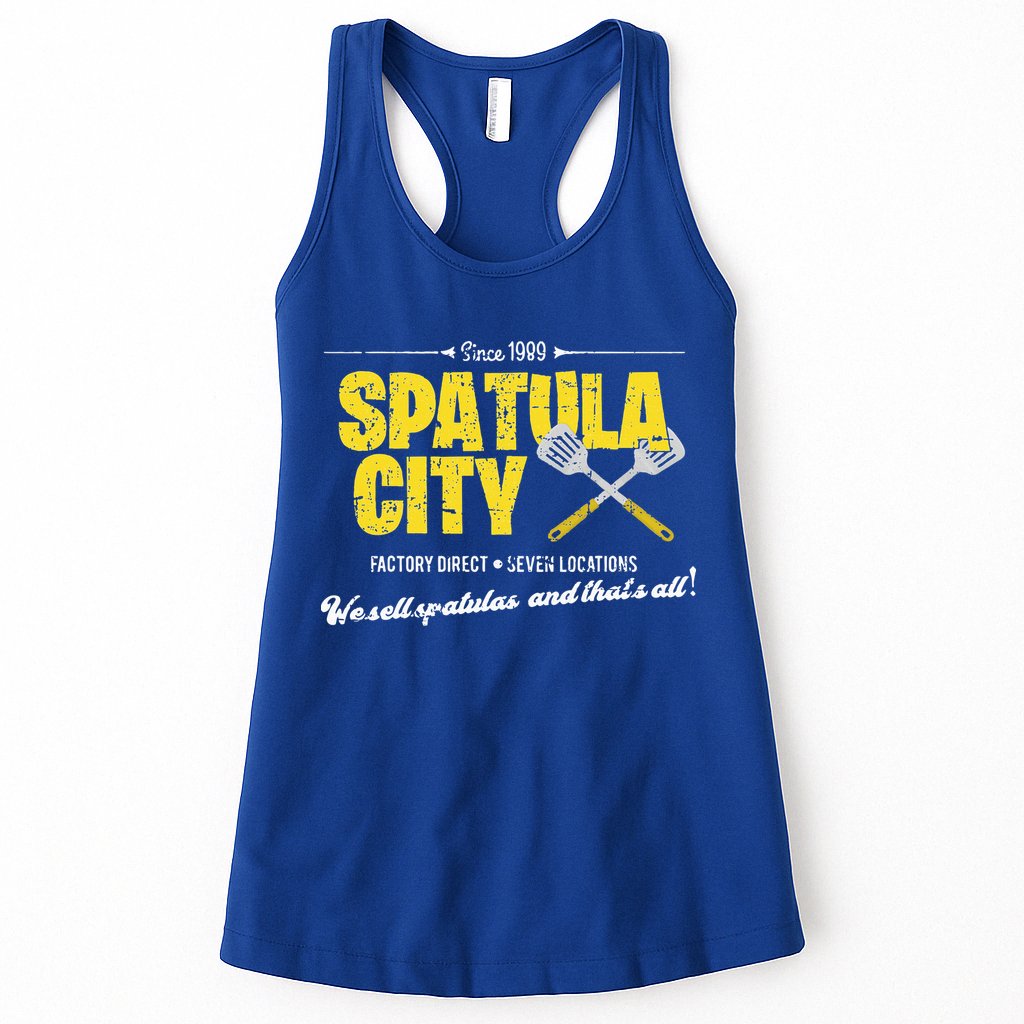 Vintage Spatula City Distressed Womens Tank Top