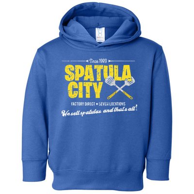 Vintage Spatula City Distressed Toddler Hoodie