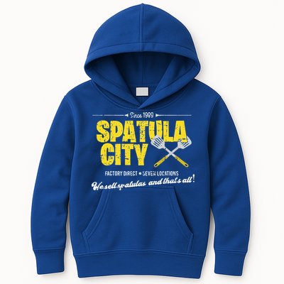 Vintage Spatula City Distressed Kids Hoodie