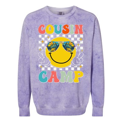 Vacation Summer Camping Crew Cute Colorblast Crewneck Sweatshirt