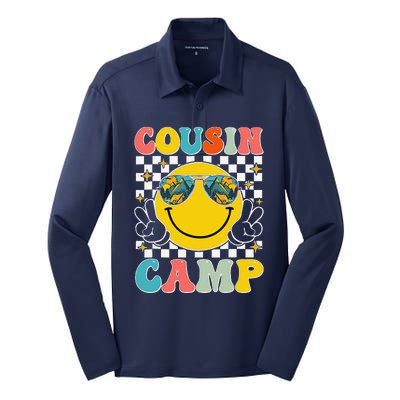 Vacation Summer Camping Crew Cute Silk Touch Performance Long Sleeve Polo