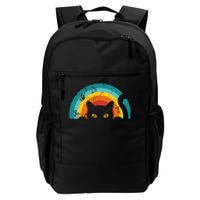 Vintage Style Cat Retro Distressed Cat Daily Commute Backpack