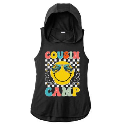 Vacation Summer Camping Crew Cute Ladies PosiCharge Tri-Blend Wicking Draft Hoodie Tank