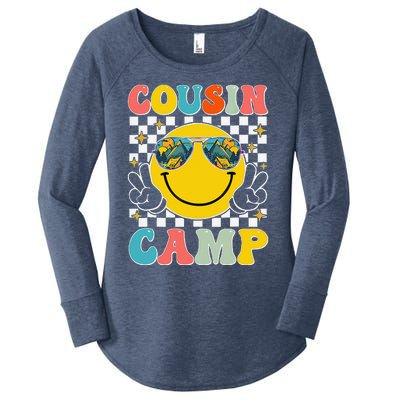 Vacation Summer Camping Crew Cute Women's Perfect Tri Tunic Long Sleeve Shirt