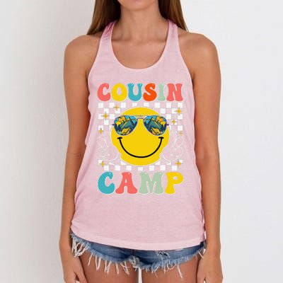 Vacation Summer Camping Crew Cute Women's Knotted Racerback Tank