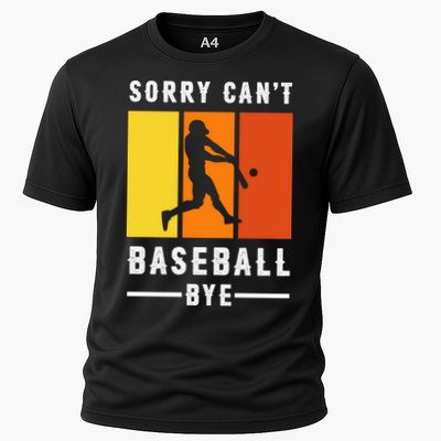 Vintage Sorry Can't Baseball Bye Gift For Fan Baseball Sport Team Cooling Performance Crew T-Shirt