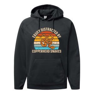 Venomous Snakes Copperhead Quote For A Copperhead Snake Fan Performance Fleece Hoodie