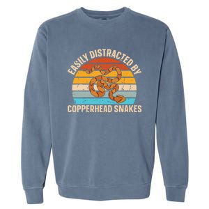 Venomous Snakes Copperhead Quote For A Copperhead Snake Fan Garment-Dyed Sweatshirt