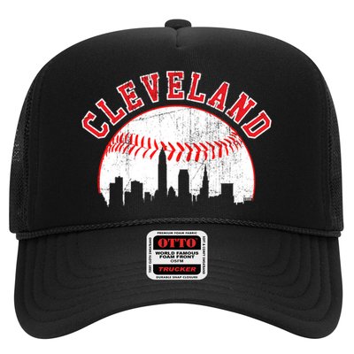 Vintage Skyline Cleveland Baseball Gift Hat