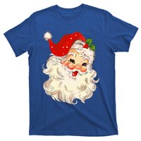 Vintage Santa Claus Face Christmas Xmas Santa Claus T-Shirt