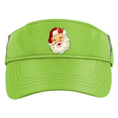 Vintage Santa Claus Face Christmas Xmas Santa Claus  Adult Drive Performance Visor