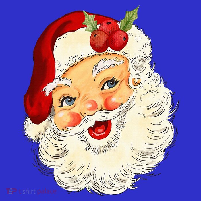 Vintage Santa Claus Face Christmas Xmas Santa Claus  Baby Bodysuit